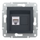 Розетка компьютерная Schneider Asfora RJ45 UTP кат6 антр EPH4700171