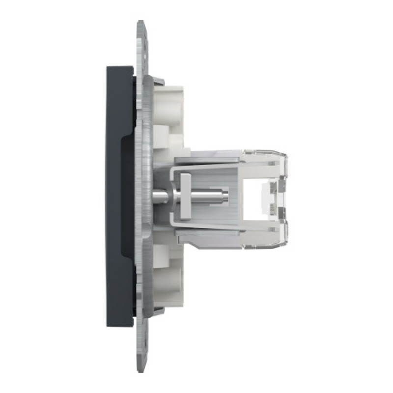 Розетка компьютерная Schneider Asfora RJ45 UTP кат6 антр EPH4700171