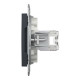 Розетка компьютерная Schneider Asfora RJ45 UTP кат6 антр EPH4700171