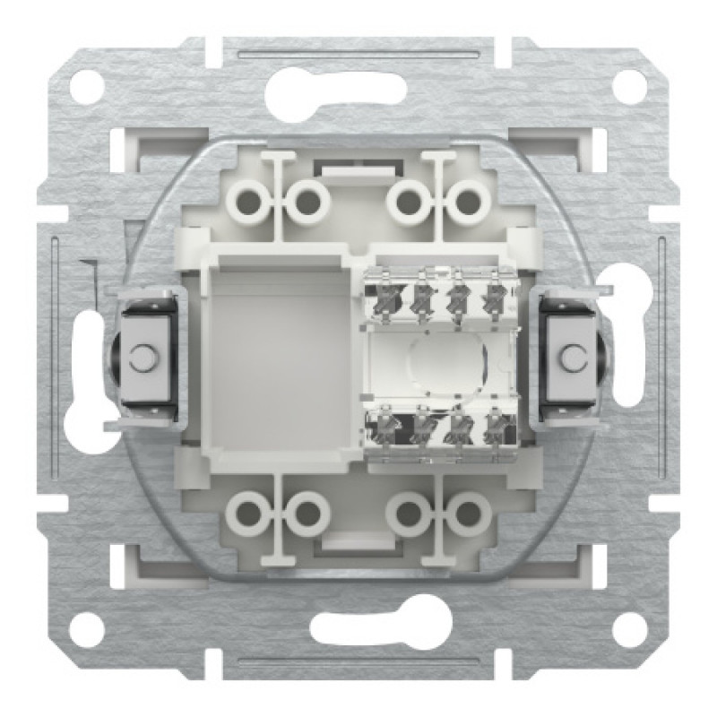 Розетка компьютерная Schneider Asfora RJ45 UTP кат6 без рамки белая EPH4770121