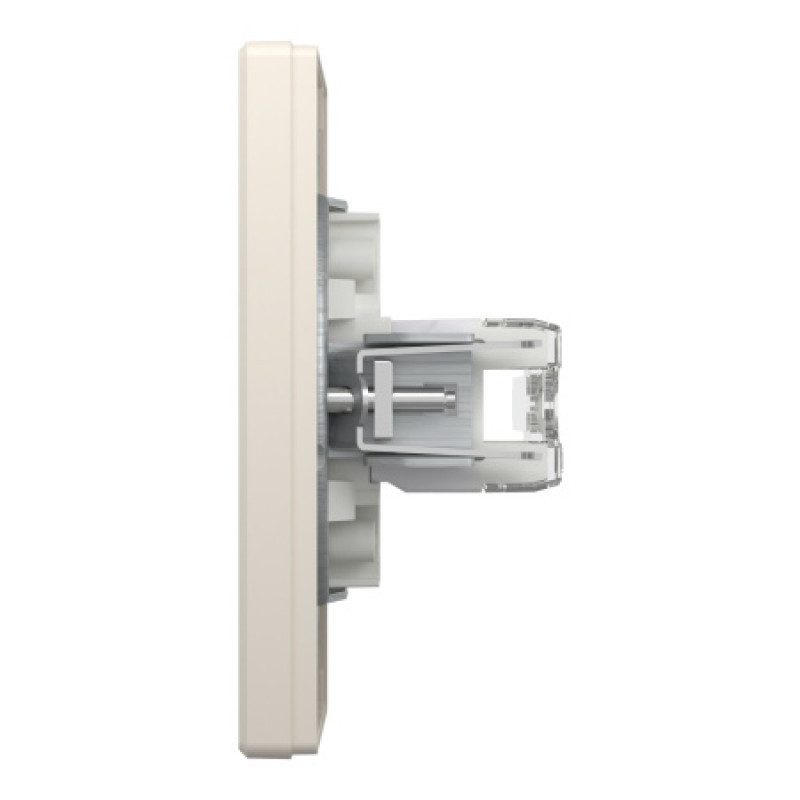Розетка компьютерная Schneider Asfora двойная RJ45 UTP кат6 кремовая EPH4800123