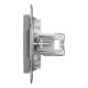 Розетка компьютерная Schneider Asfora двойная RJ45 UTP кат6 сталь EPH4800162