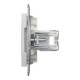 Розетка компьютерная Schneider Asfora двойная RJ45 UTP кат6 без рамки белая EPH4870121