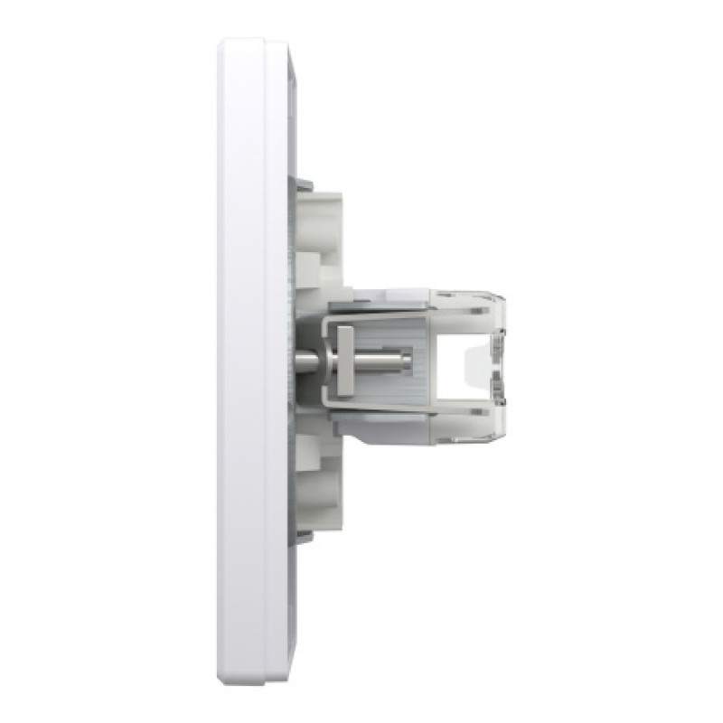 Розетка Schneider Asfora компьютерная RJ45 кат5е и телефонная RJ12 белая EPH4900121