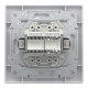 Розетка Schneider Asfora компьютерная RJ45 кат5е и телефонная RJ12 белая EPH4900121