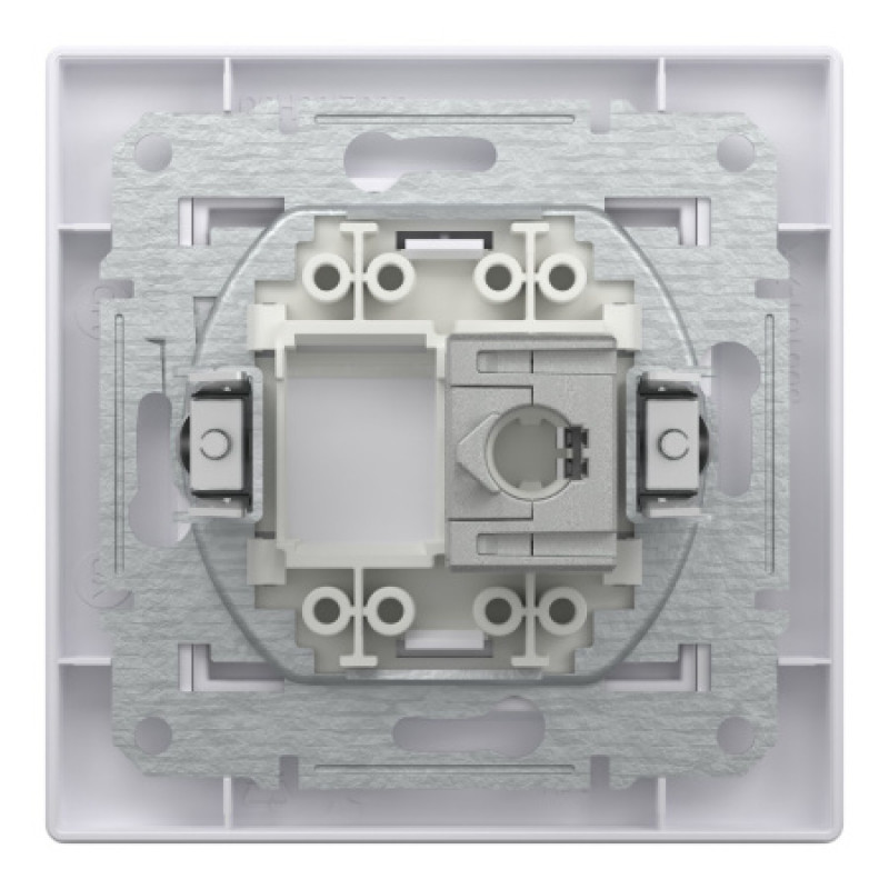 Розетка компьютерная Schneider Asfora RJ45 STP кат5е белая EPH5000121