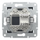 Розетка компьютерная Schneider Asfora RJ45 STP кат5е антрацит EPH5000171