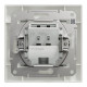 Вывод кабеля Schneider Asfora белый EPH5500121