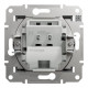 Вывод кабеля Schneider Asfora антрацит EPH5500171