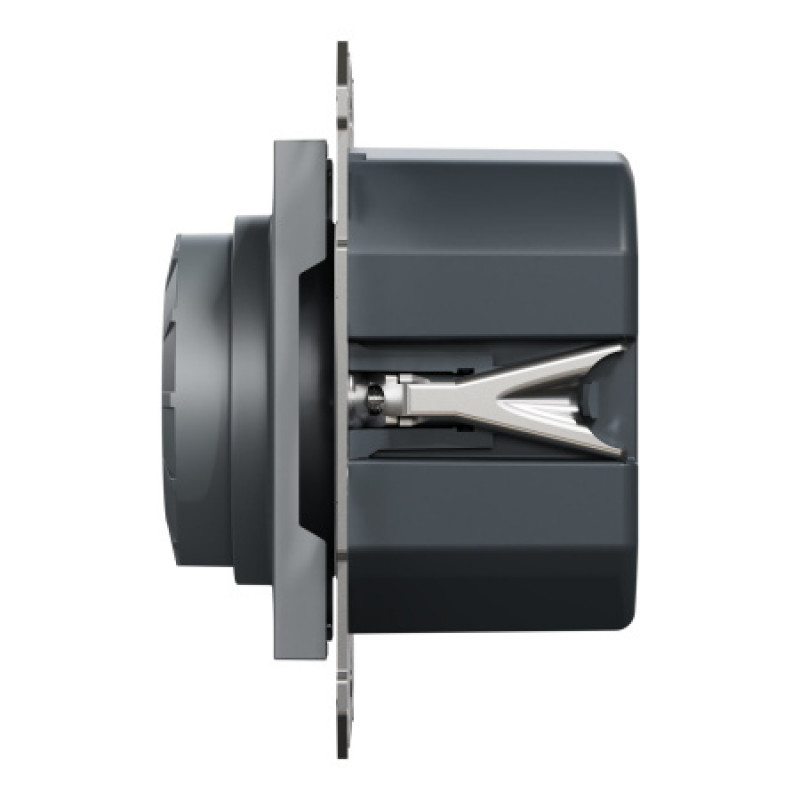 Поворотный led димер Schneider Asfora 230В rc 3-370Вт сталь EPH6800162