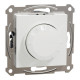 Поворотный led димер Schneider Asfora 230В rc 3-370Вт без рамки белый EPH6870121