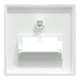 Накладка для розетки 2 х RJ45 Schneider SysM активно-белый глянец 296125