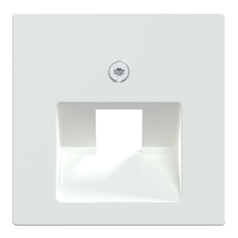 Накладка для розетки 1 х RJ45 Schneider SysM активно-белый глянец 296225