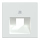 Накладка для розетки 1 х RJ45 Schneider SysM активно-белый глянец 296225