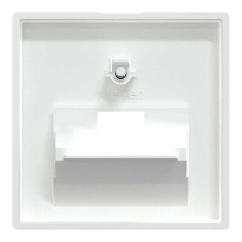 Накладка для розетки 1 х RJ45 Schneider SysM активно-белый глянец 296225