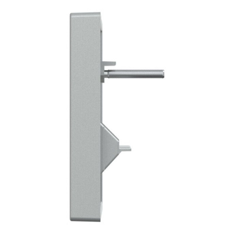 Накладка для розетки 2 х RJ45 Schneider SysM алюминий 298060