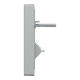 Накладка для розетки 2 х RJ45 Schneider SysM алюминий 298060