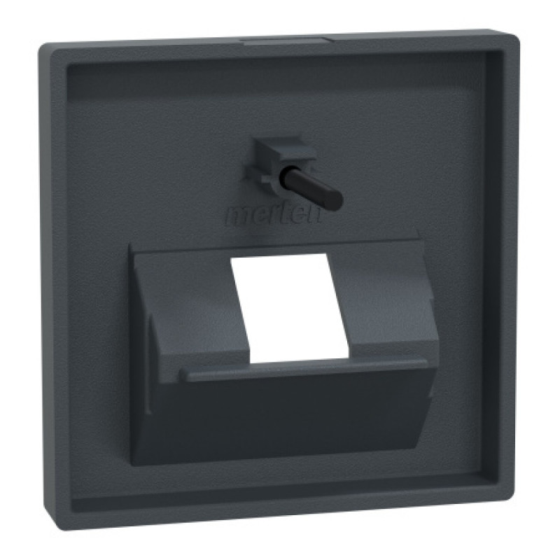 Накладка для розетки 1 х RJ45 Schneider SysM aнтрацит 298314
