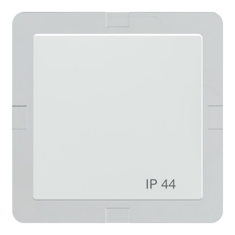 Накладка 1-клавишного выключателя Schneider SysM IP44 активно-белый глянец 432025
