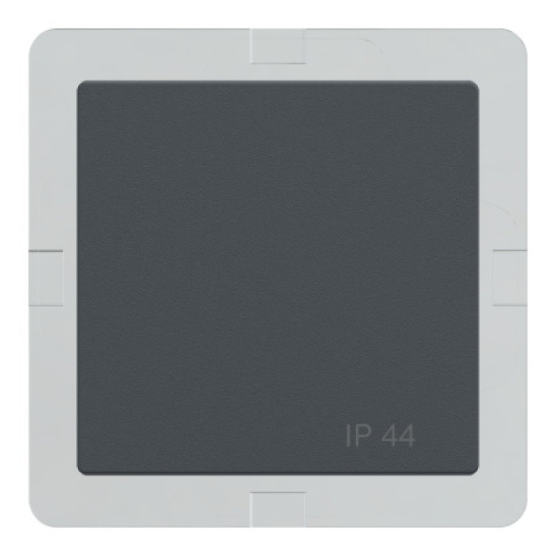 Накладка 1-клавишного выключателя Schneider SysM IP44 антрацит 433014