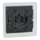 Накладка 1-клавишного выключателя Schneider SysM IP44 антрацит 433014