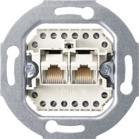 Механизм телекоммуникационной розетки Schneider RJ45 8/8 белый 465701