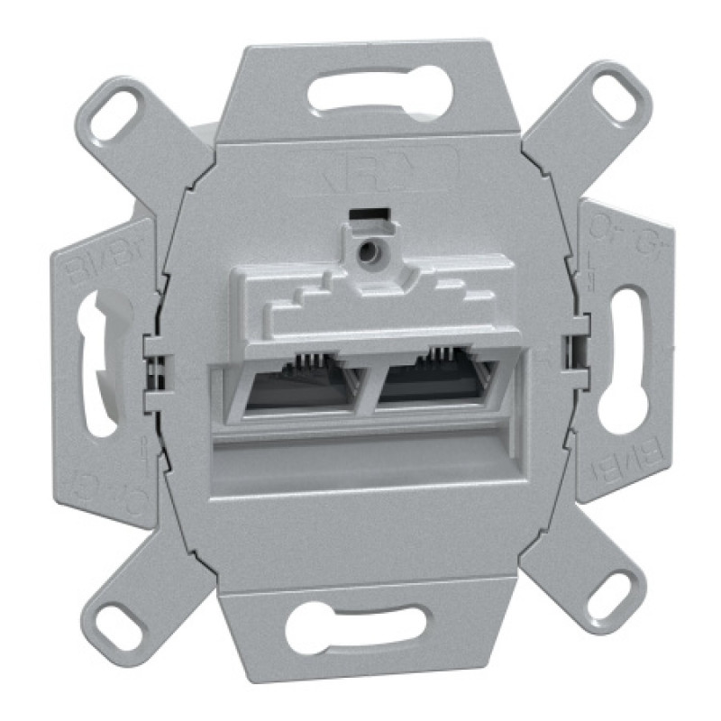 Механизм телекоммуникационной розетки Schneider RJ45 8/8 кат6 465706
