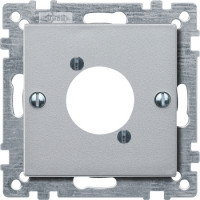 Накладка для механизма аудиорозетки XLR Schneider SysM алюминий 468960