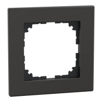 Рамка 1-постовая Schneider SysM металл M-Plan серый родий 475114