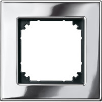 Рамка 1-постовая Schneider SysM металл M-Plan хром 475139