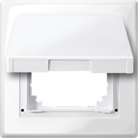 Защитная накладка с крышкой IP44 M-Smart Schneider SysM полярно-белый глянец 478019