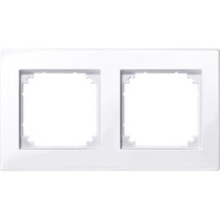 Рамка 2-постовая Schneider SysM M-Plan активно-белый глянец 515225