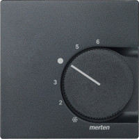 Накладка для комнатного термостата Schneider Merten System M aнтрацит 536214