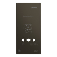 Накладка для розетки для бритья Schneider SysD мокко MEG2109-3452