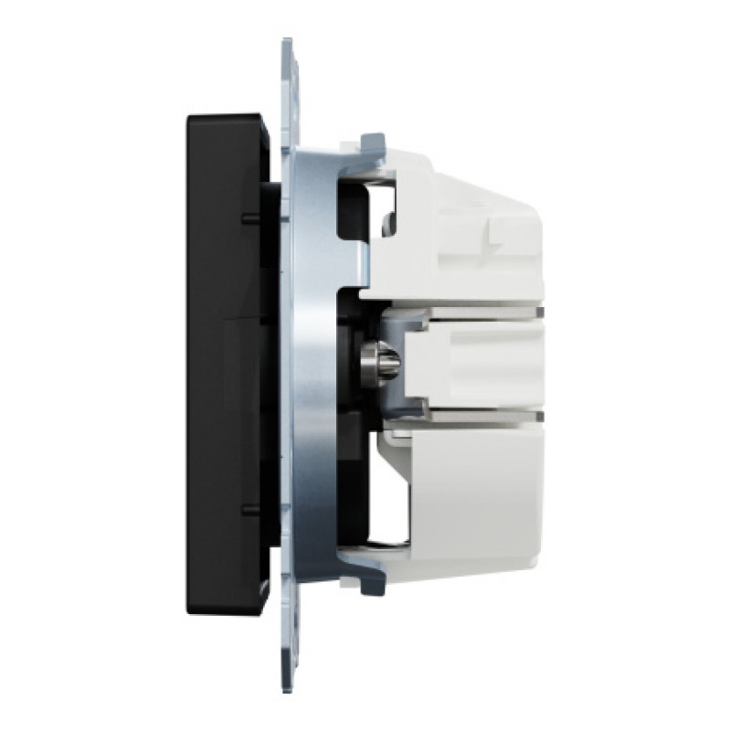 Розетка с заземлением Schneider SysM 16А черный матовый MEG2301-0403