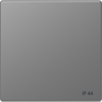 Накладка 1-клавишного выключателя IP44 Schneider SysD нержавеющая сталь MEG3304-6036