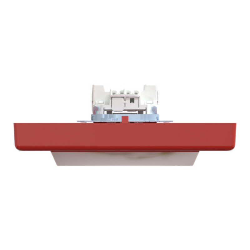 Выключатель Schneider Jumbo SysM рубиново-красный глянец MEG3341-1406