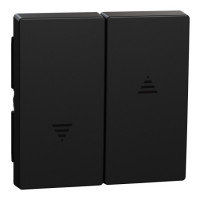 Накладка выключателя жалюзи Schneider SysM черный матовый MEG3855-0403