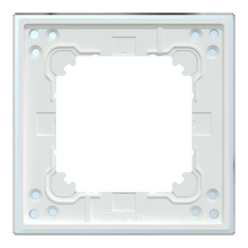 Рамка 1-постовая Schneider M-Plan SysM стекло белый кристалл MEG4010-2320