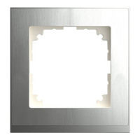 Рамка 1-постовая Schneider M-Pure Decor SysM стекло нержавеющая сталь/алюминий MEG4010-3646