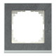 Рамка 1-постовая Schneider M-Pure Decor SysM стекло камень/алюминий MEG4010-3669