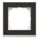 Рамка 1-постовая Schneider M-Pure Decor SysM стекло венге/алюминий MEG4010-3671