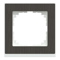 Рамка 1-постовая Schneider M-Pure Decor SysM стекло дуб/активно-белый MEG4010-3674