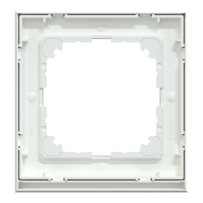 Рамка 1-постовая Schneider M-Pure Decor SysM стекло дуб/активно-белый MEG4010-3674
