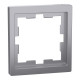 Рамка 1-постовая Schneider D-Life SysD нержавеющая сталь MEG4010-6536
