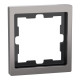 Рамка 1-постовая Schneider D-Life SysD металл никель MEG4010-6550