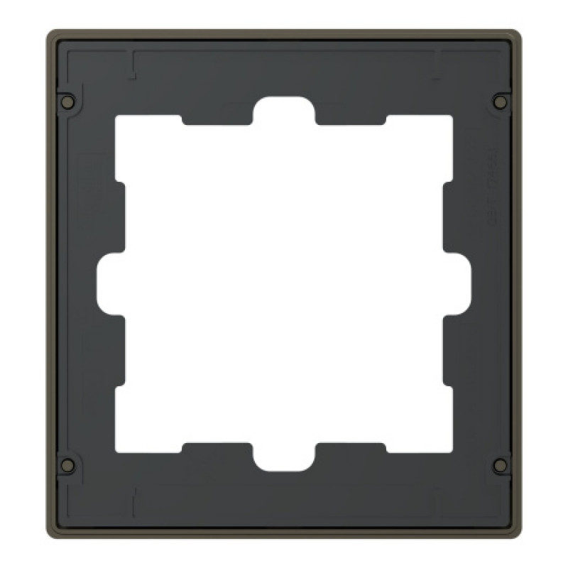 Рамка 1-постовая Schneider D-Life SysD металл мокко MEG4010-6552