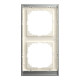 Рамка 2-постовая Schneider M-Pure Decor SysM нержавеющая сталь/алюминий MEG4020-3646