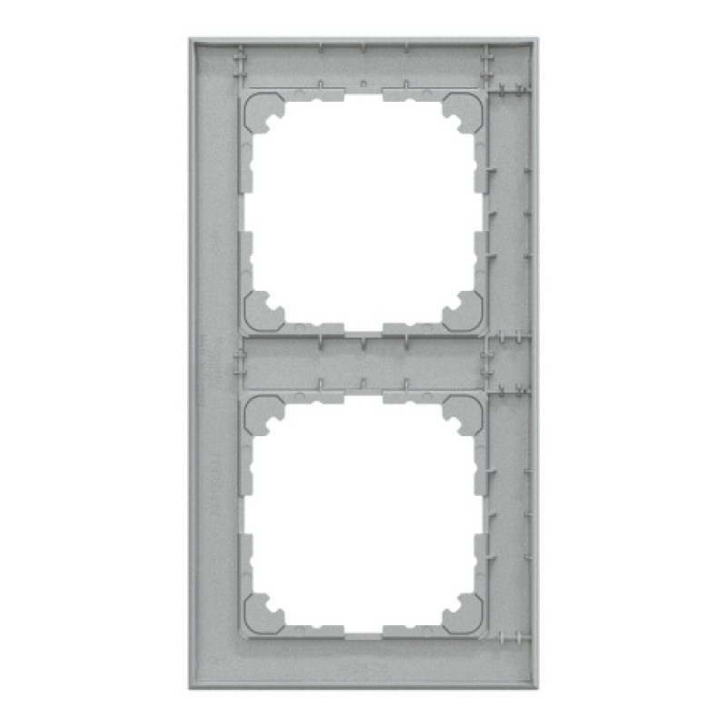 Рамка 2-постовая Schneider M-Pure SysM алюминий MEG4020-3660
