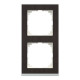 Рамка 2-постовая Schneider M-Pure Decor SysM венге/алюминий MEG4020-3671